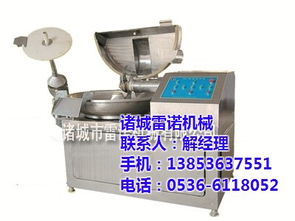 20型斩拌机规格详解及丽水20型斩拌机在雷诺机械的应用